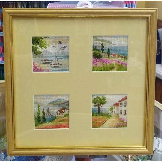 Alisa Poppies At The Sea Cross Stitch Kit